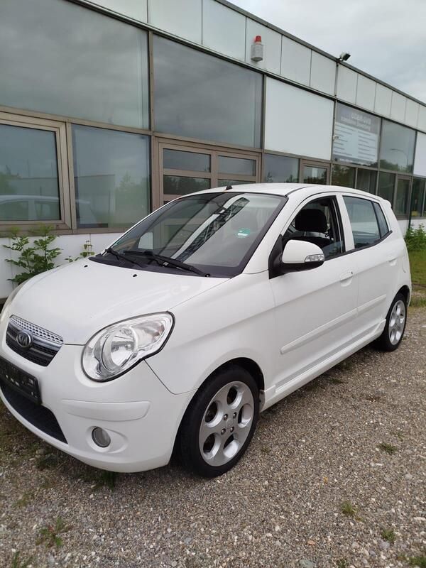 Weiß Gebraucht 2009 Kia Picanto 2 Kleinwagen | 899 € - Bild 1/4