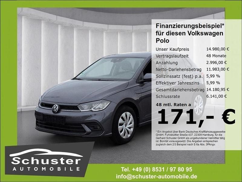 Gebraucht VW Polo 80 PS (58 kW) 2022 Grau Kleinwagen