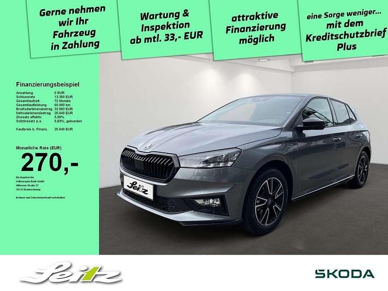 Grau Neu 2025 Skoda Fabia Monte Carlo Kleinwagen | 25.649 € (Fairer Preis) - Bild 1/3