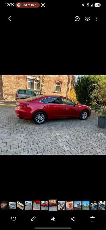 Usata Mazda 6 165 CV (121 kW) 2013 Rosso Berlina