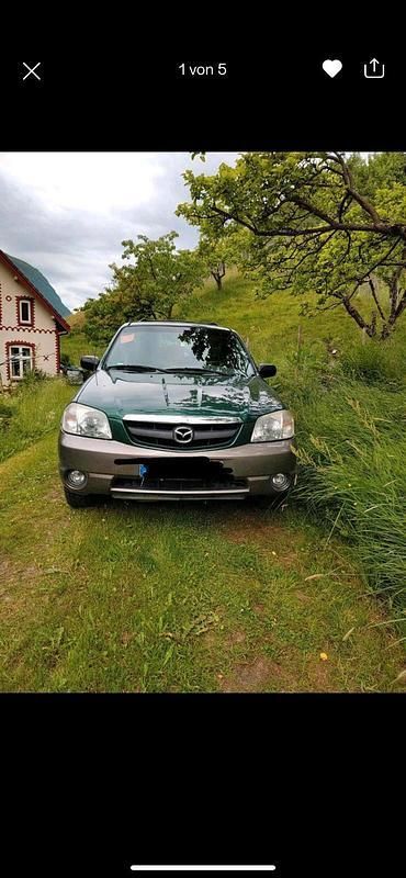 Grün Gebraucht 2001 Mazda Tribute SUV | 1.599 € - Bild 1/4