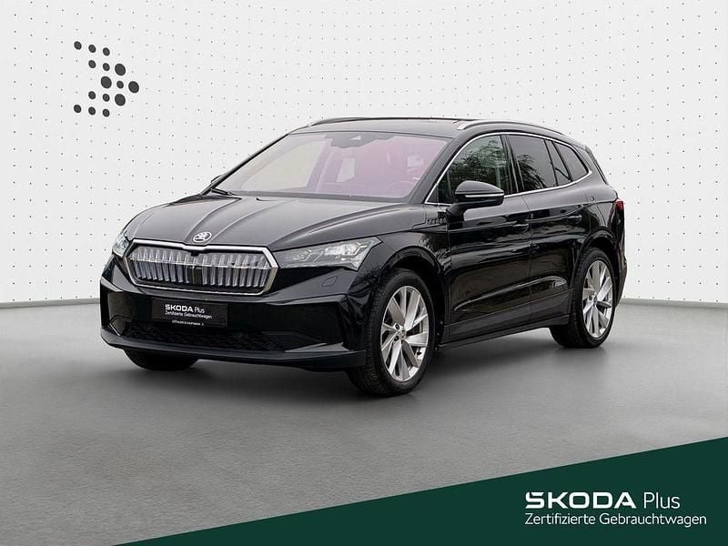 Schwarzmagic perleffekt Gebraucht 2022 Skoda Enyaq iV Lounge SUV | 29.480 € (Guter Preis) - Bild 1/4