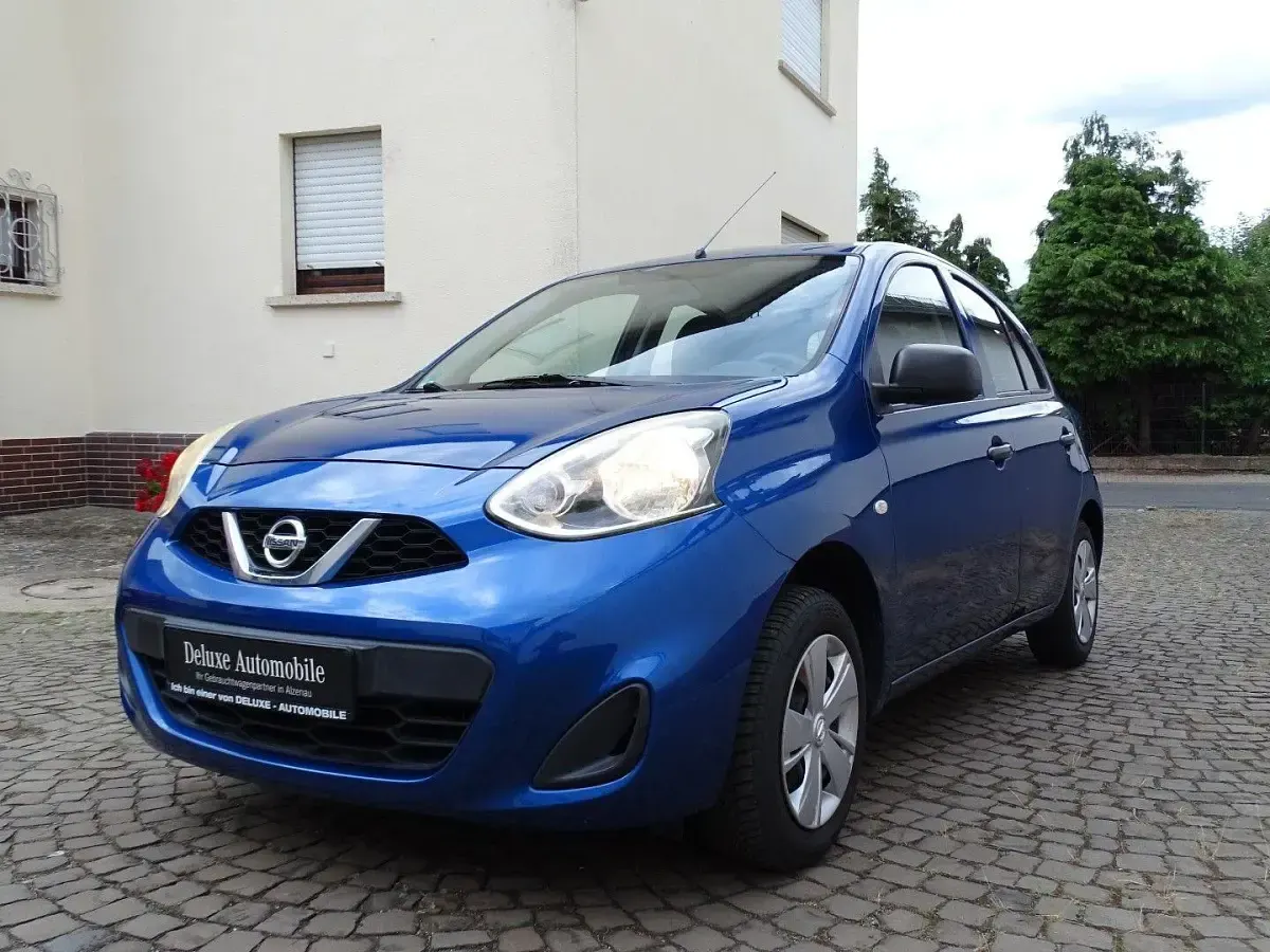 Gebraucht Nissan Micra Visia 80 PS (58 kW) 2015 Blau Kleinwagen