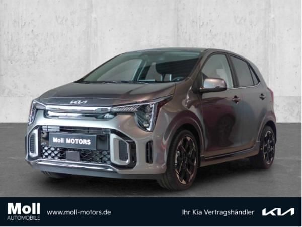 Grau (astrograu metallic) Neu 2025 Kia Picanto GT-Line Kleinwagen | 19.490 € (Fairer Preis) - Bild 1/4