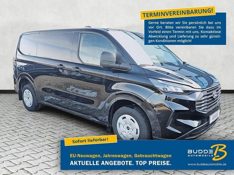 Obsidianschwarz metallic Neu 2025 Ford Transit Custom Trend Kombi | 33.990 € (Superpreis) - Bild 1/4