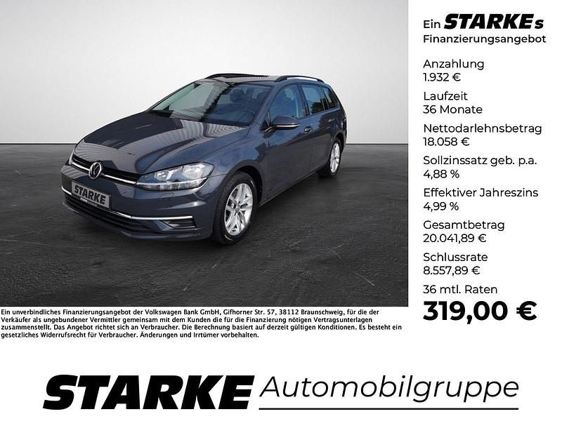 Weiß Gebraucht 2017 VW Golf VII Comfortline Kombi | 16.990 € (Etwas zu teuer) - Bild 1/4