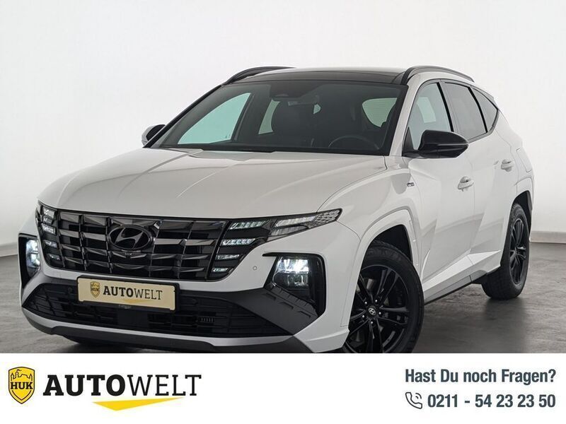 Atlas white / sol Gebraucht 2022 Hyundai Tucson N Line SUV | 26.260 € (Etwas zu teuer) - Bild 1/4