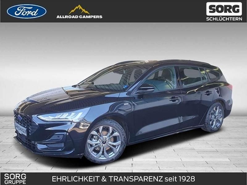 Schwarz, obsidianschwarz metallic Gebraucht 2024 Ford Focus ST-Line Limousine | 24.990 € (Superpreis) - Bild 1/4