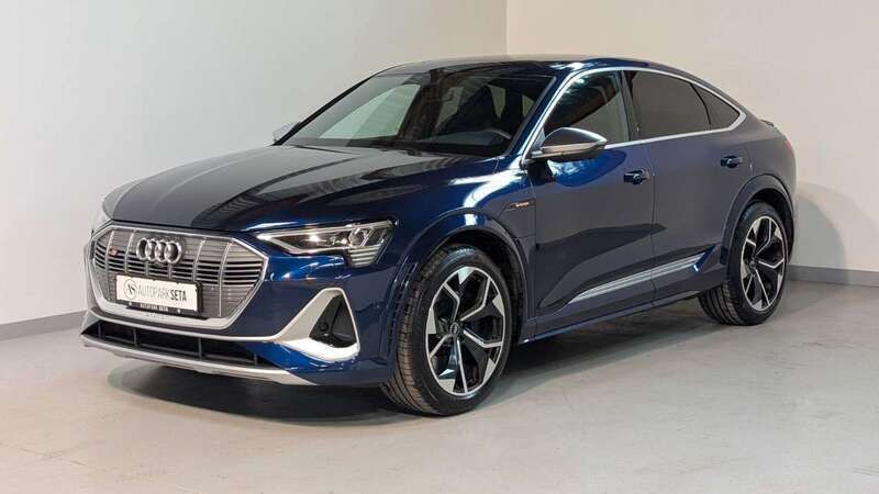 Navarrablau metallic Gebraucht 2022 Audi e-tron S-Line SUV | 44.999 € (Guter Preis) - Bild 1/4