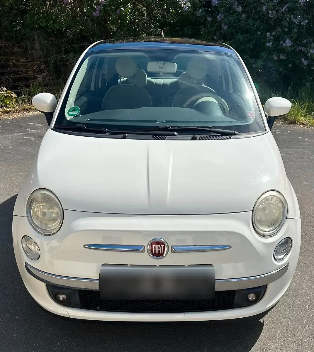 Gebraucht Fiat 500 Lounge 101 PS (74 kW) 2007 Weiß Kleinwagen