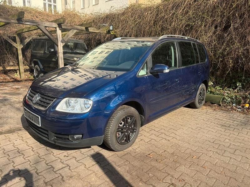 Blau Gebraucht 2005 VW Touran Highline Van / Kleinbus | 1.150 € (Superpreis) - Bild 1/4