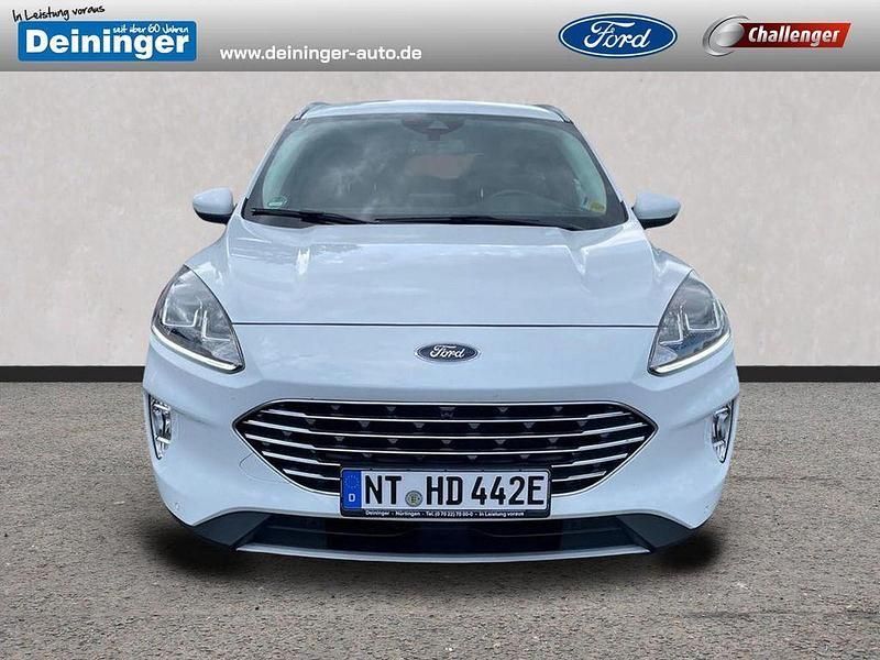 Frostweiß Gebraucht 2022 Ford Kuga Titanium SUV | 24.990 € (Guter Preis) - Bild 1/4