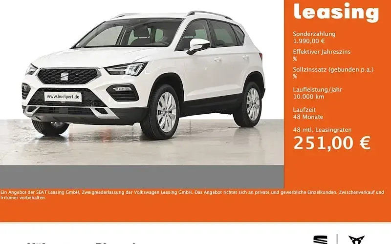 Neu Seat Ateca 150 PS (110 kW) 2026 Bila weiß SUV