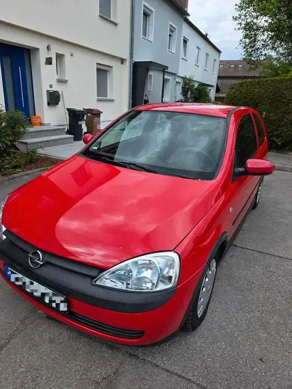 Brugt Opel Corsa 75 HK (55 kW) 2002 Rød Hatchback