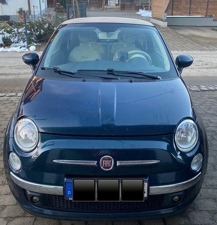 Gebraucht Fiat 500C Lounge 69 PS (50 kW) 2014 Blau Cabrio