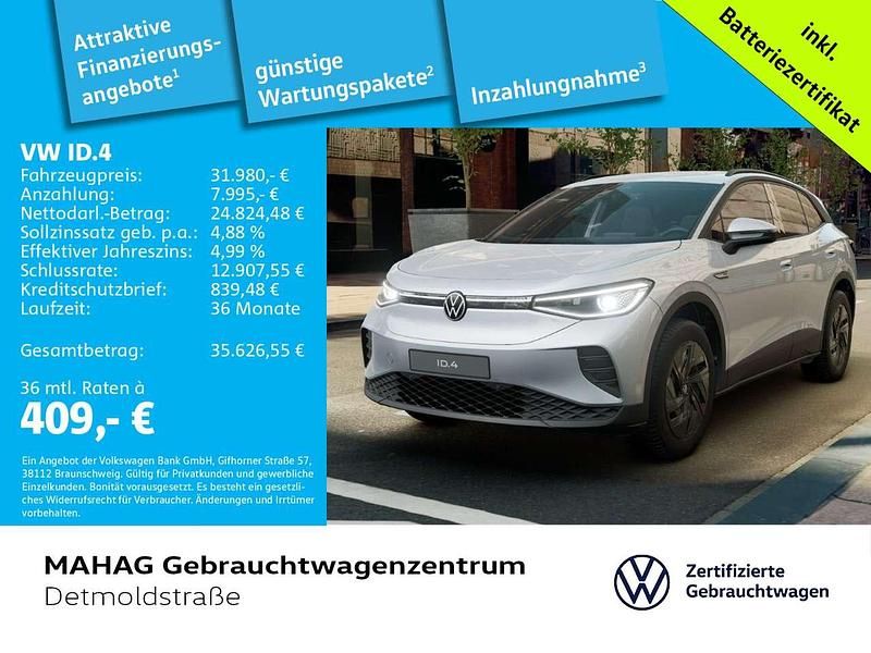 Silber Gebraucht 2023 VW ID.4 Pro Performance SUV | 31.980 € (Superpreis) - Bild 1/1