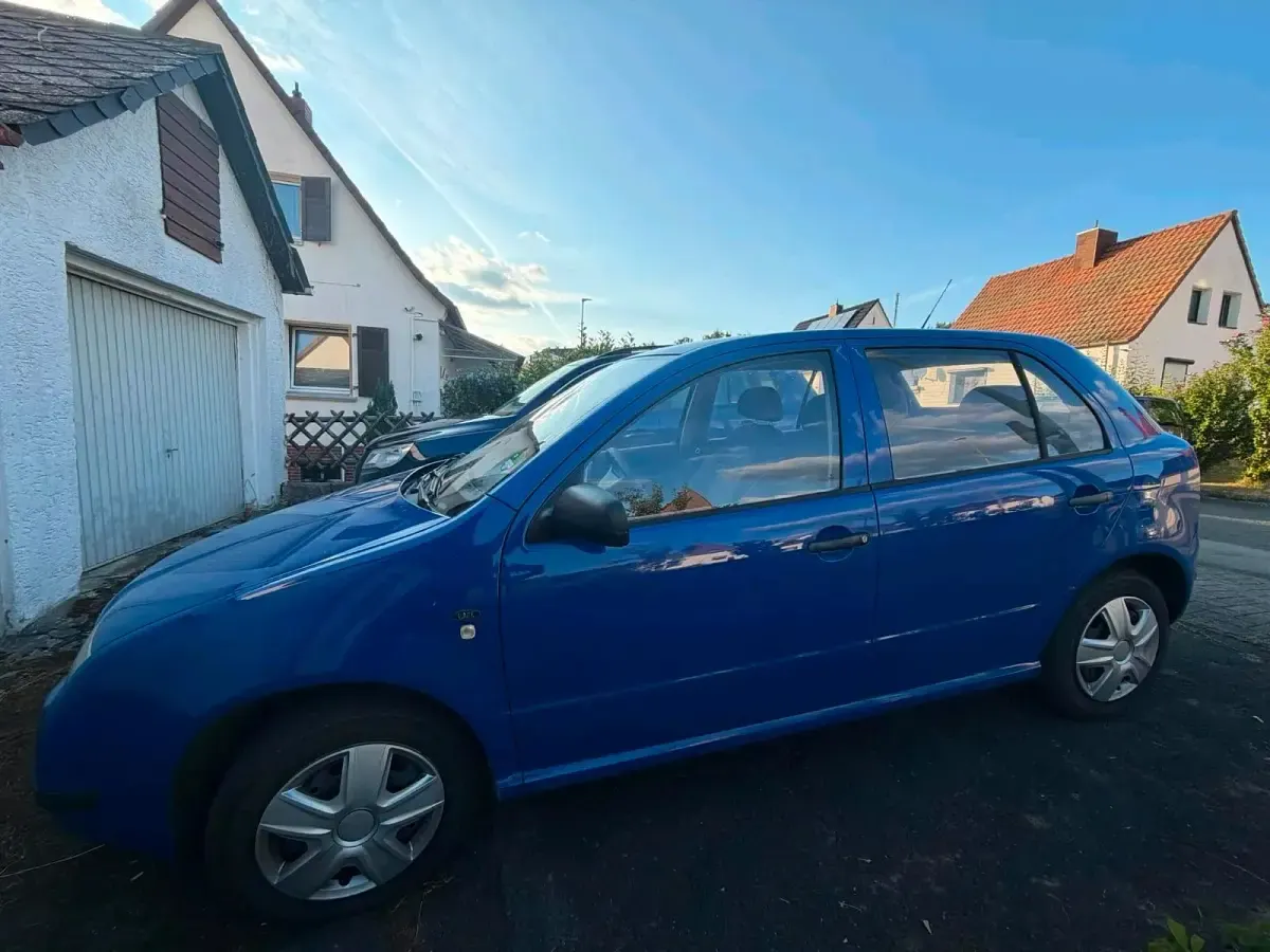 Gebraucht Skoda Fabia 60 PS (44 kW) 2001 Blau Kleinwagen