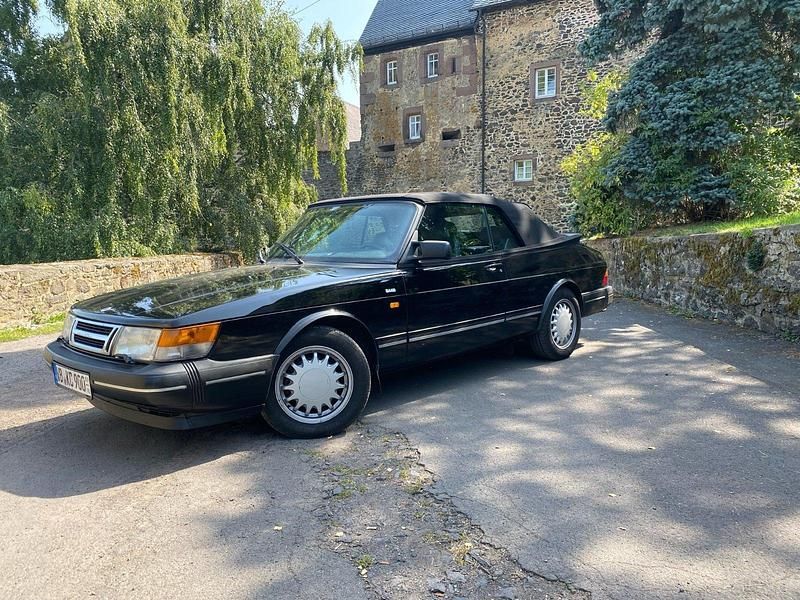 Schwarz Gebraucht 1992 Saab 900 Cabriolet Cabrio | 11.000 € - Bild 1/4