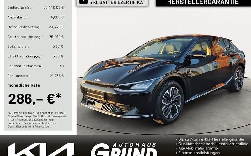 Aurora black Gebraucht 2023 Kia EV6 Air SUV | 33.440 € (Fairer Preis) - Bild 1/4