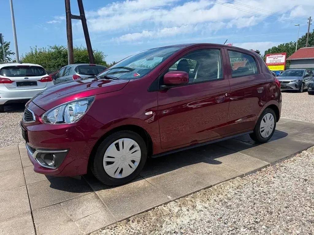 Gebraucht Mitsubishi Space Star Diamant Edition 71 PS (52 kW) 2016 Bluish red Kleinwagen