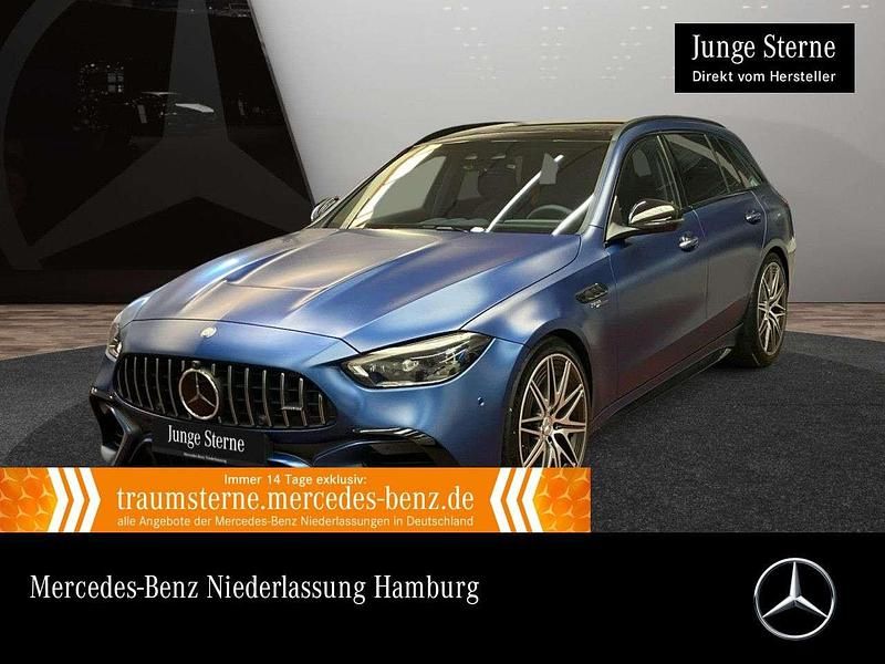 Spektralblau Gebraucht 2023 Mercedes C63S AMG AMG Kombi | 72.990 € (Fairer Preis) - Bild 1/3