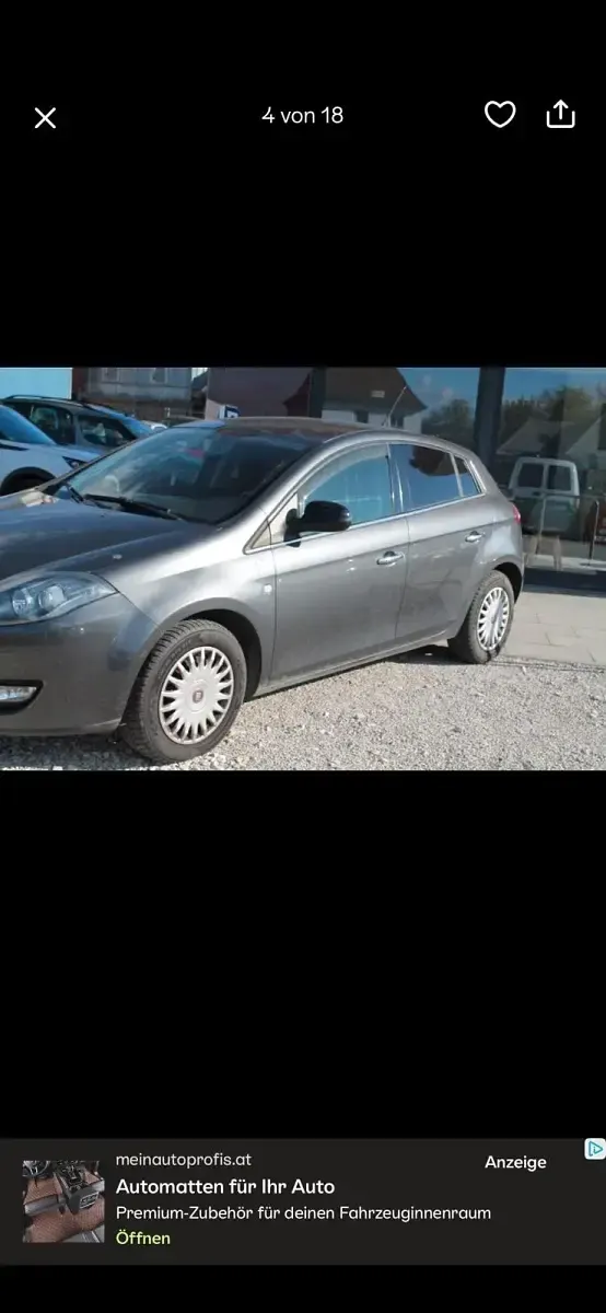 Gebraucht Fiat Bravo 120 PS (88 kW) 2011 Grau Kleinwagen