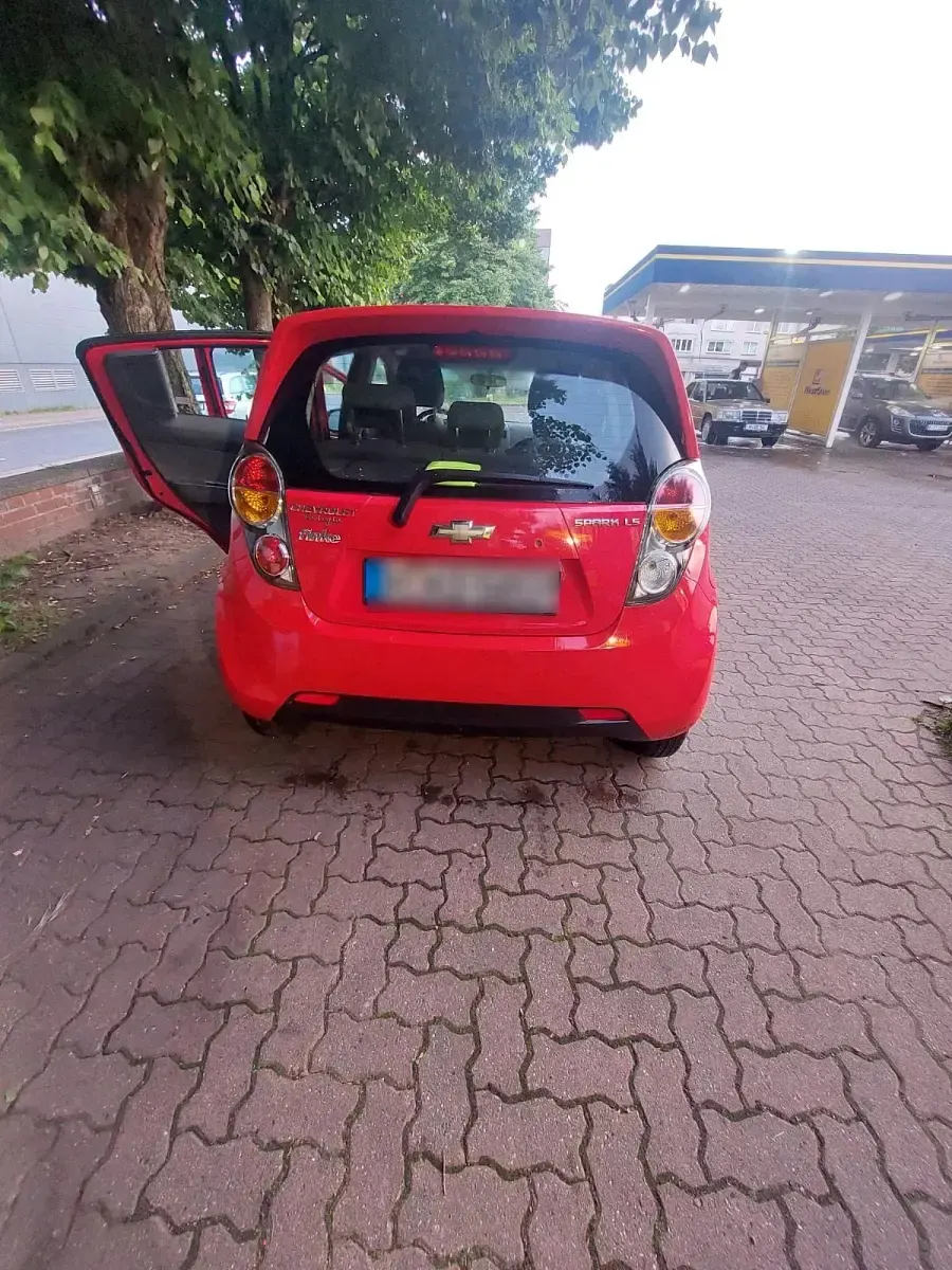 Gebraucht Chevrolet Spark 2013 Rot Kleinwagen