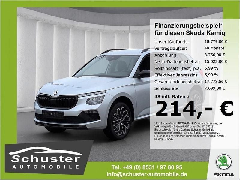 Gebraucht Skoda Kamiq Selection 95 PS (69 kW) 2024 Silber SUV