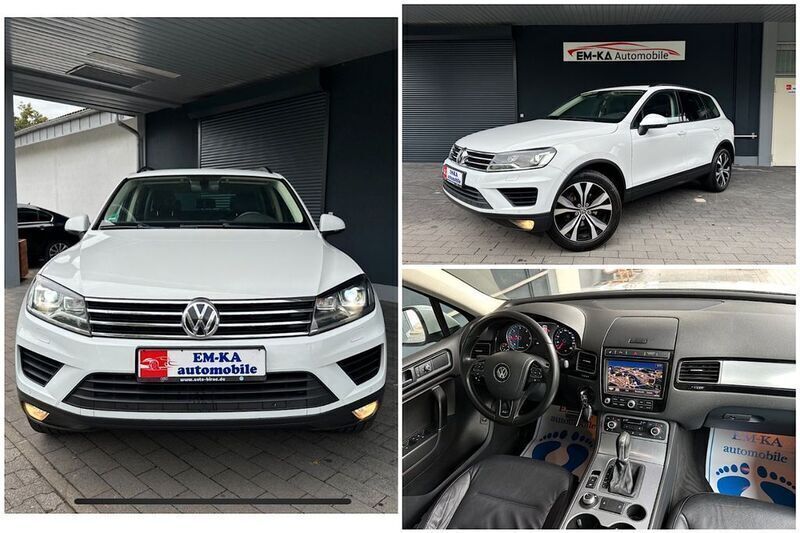 Weiß Gebraucht 2016 VW Touareg Exclusive SUV | 14.900 € (Teuer) - Bild 1/4