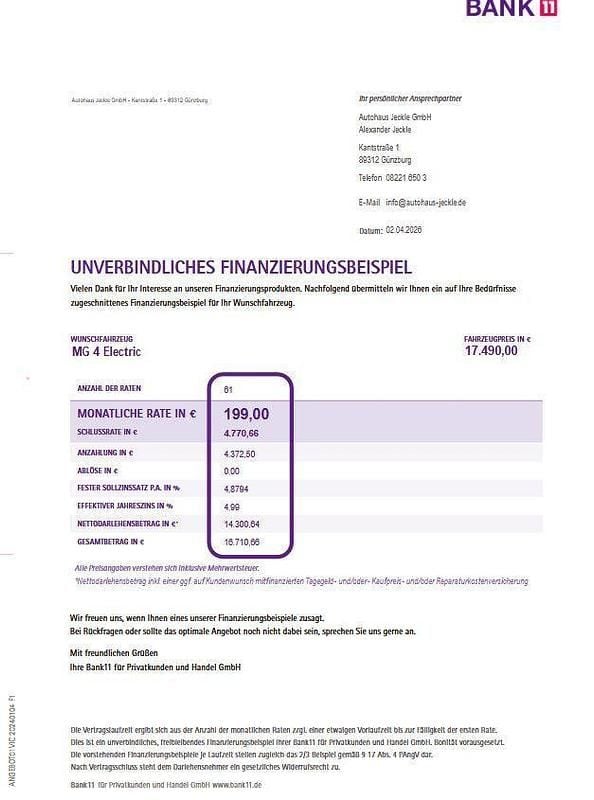 Gebraucht MG MG4 EV 125 kW (170 PS) 2023 Rot Kleinwagen