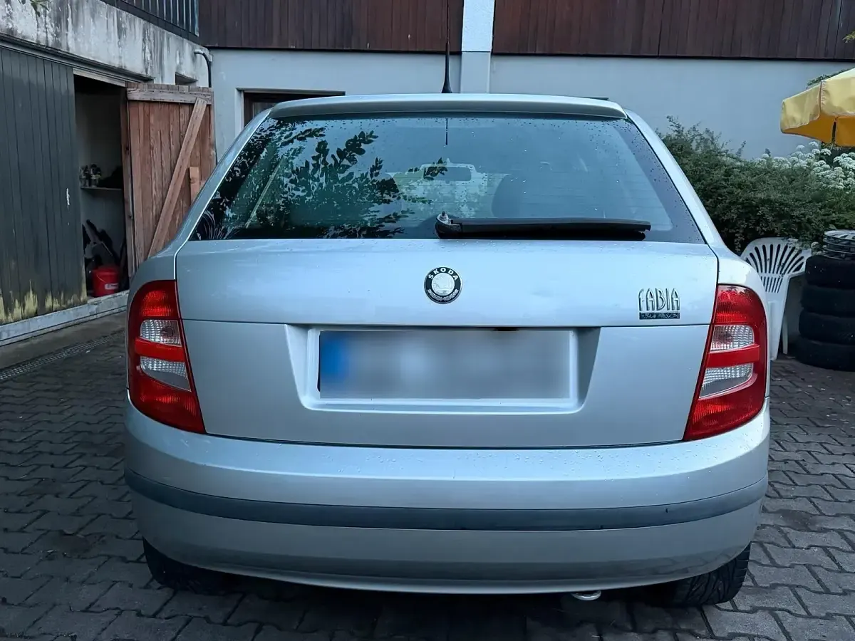 Gebraucht Skoda Fabia 2003 Silber Kleinwagen