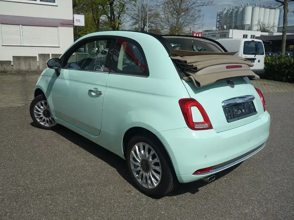 Gebraucht Fiat 500 Lounge 69 PS (50 kW) 2016 Grün Cabrio