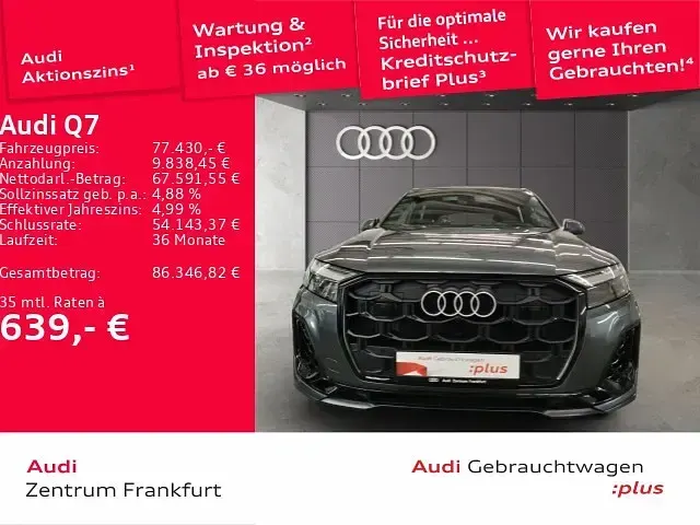 Gebraucht Audi Q7 S-Line 394 PS (289 kW) 2025 Grau SUV