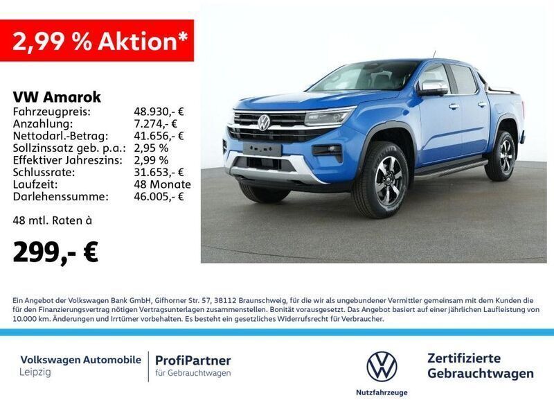 Blau Gebraucht 2023 VW Amarok Style Abholung | 48.930 € (Superpreis) - Bild 1/3