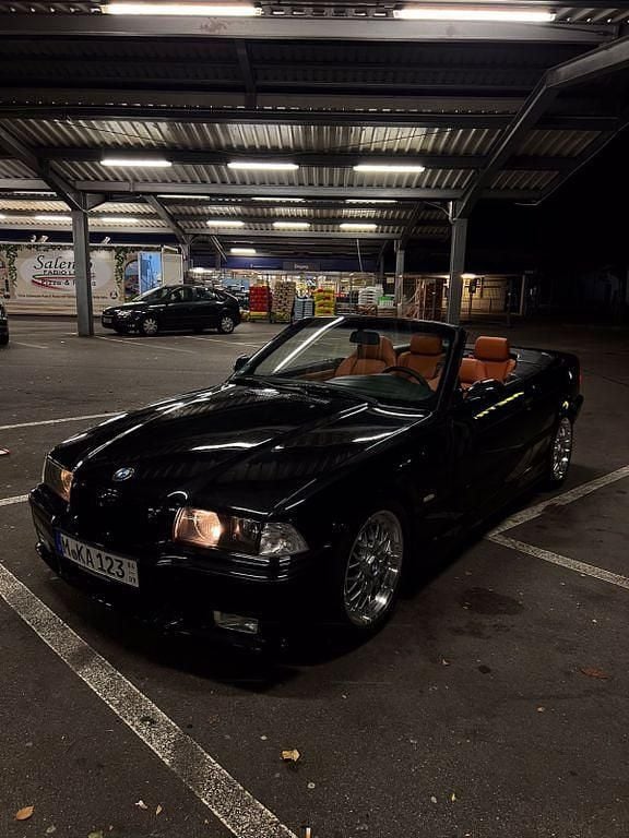 Schwarz Gebraucht 1999 BMW 328 Cabriolet Sport Line Cabrio | 22.500 € - Bild 1/4