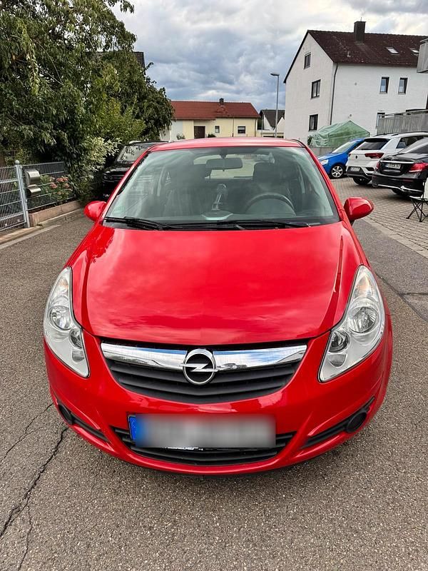 Rot Gebraucht 2009 Opel Corsa Eco Kleinwagen | 2.400 € - Bild 1/4