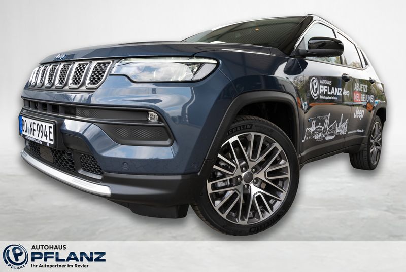 Blau Gebraucht 2023 Jeep Compass Limited SUV | 30.490 € (Fairer Preis) - Bild 1/4