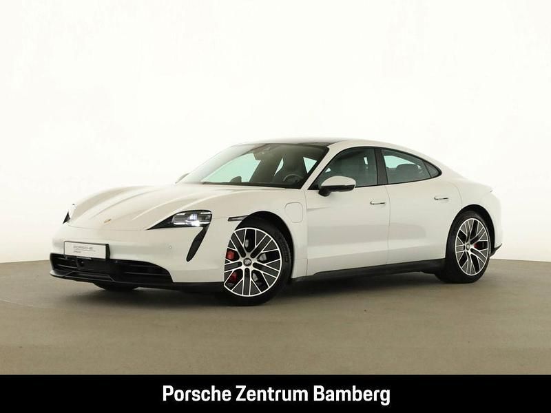 Weiß Gebraucht 2022 Porsche Taycan 4S Chrono Limousine | 69.900 € (Guter Preis) - Bild 1/4