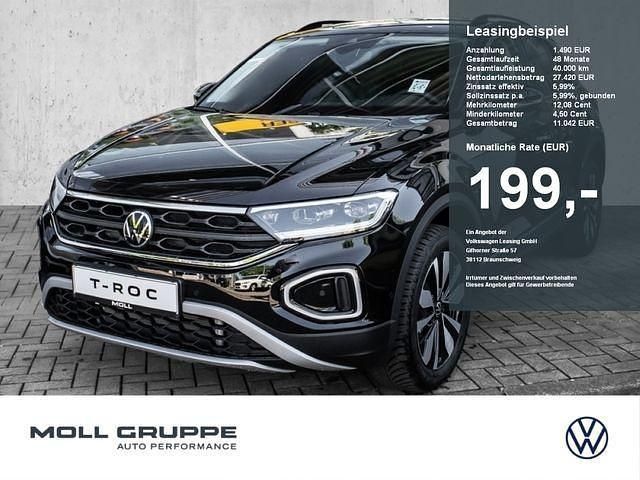 Deep black perleffekt Neu 2024 VW T-Roc Goal SUV | 34.999 € (Superpreis) - Bild 1/4