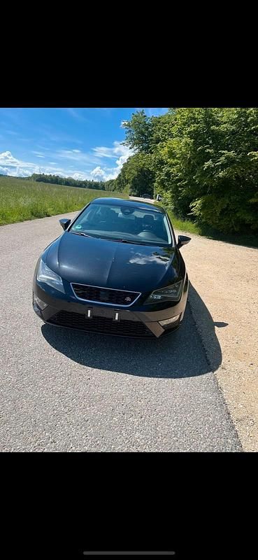 Usata Seat Leon FR 140 CV (102 kW) 2013 Nero Coupé