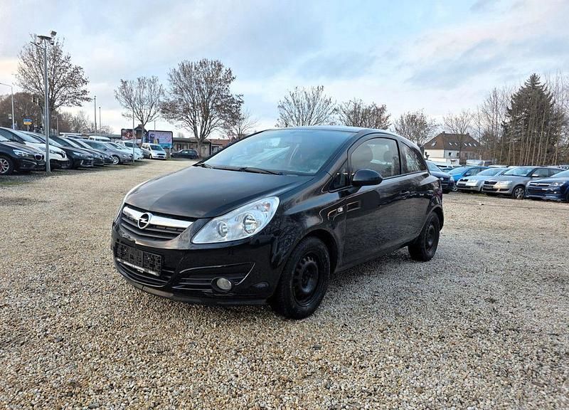 Schwarz Gebraucht 2008 Opel Corsa Edition Kleinwagen | 980 € (Guter Preis) - Bild 1/4