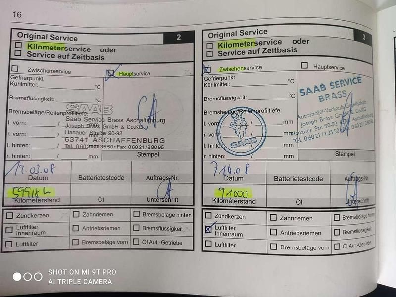 Gebraucht Saab 9-3 Vector 150 PS (110 kW) 2007 Kombi