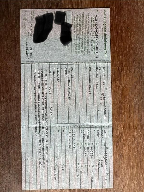 Gebraucht MG Midget 65 PS (47 kW) 1970 Schwarz Cabrio