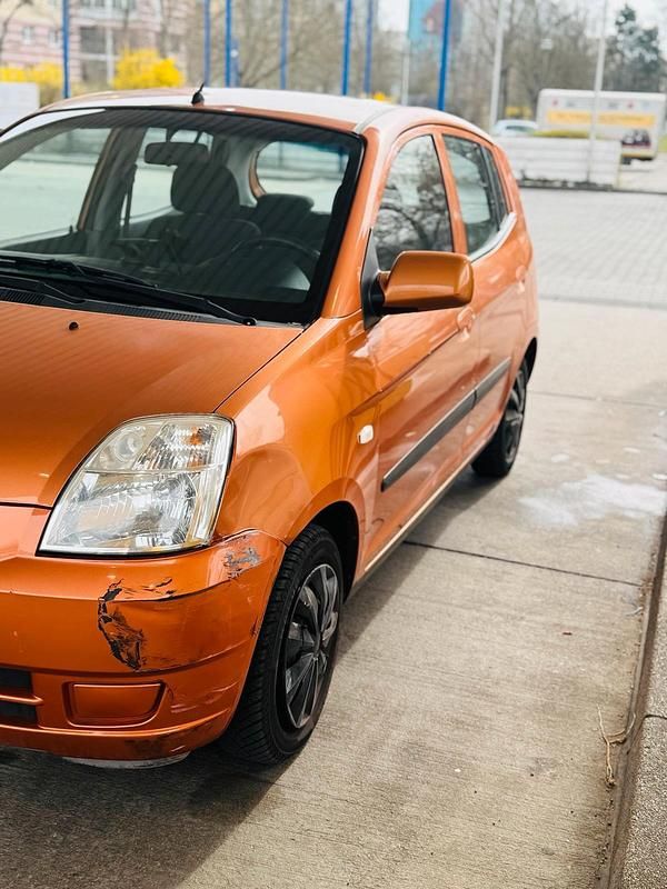 Gebraucht Kia Picanto 69 PS (50 kW) 2006 Orange Kleinwagen