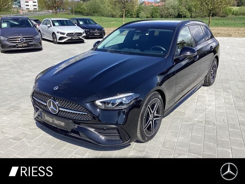 Schwarz Gebraucht 2023 Mercedes C180 Night Kombi | 33.450 € (Fairer Preis) - Bild 1/4