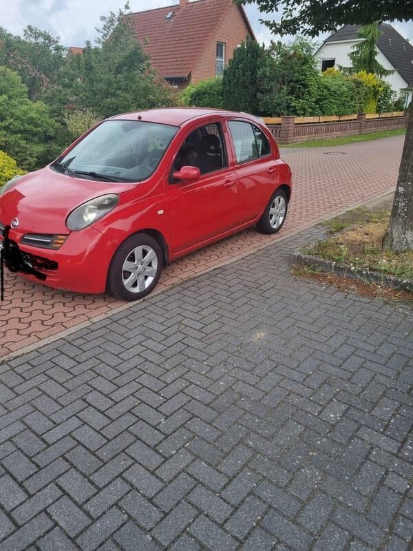 Rot Gebraucht 2005 Nissan Micra Kleinwagen | 1.150 € - Bild 1/4