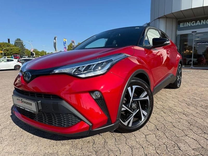 Karminarot metallic / dach schwarz Gebraucht 2022 Toyota C-HR Style SUV | 24.990 € (Fairer Preis) - Bild 1/4