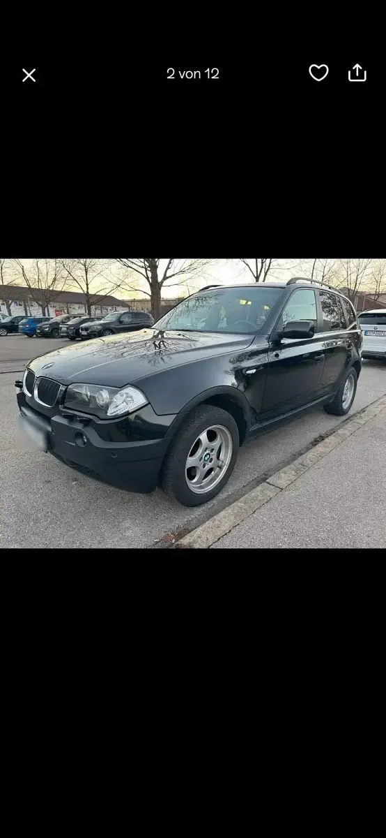 Gebraucht BMW X3 150 PS (110 kW) 2005 Schwarz SUV