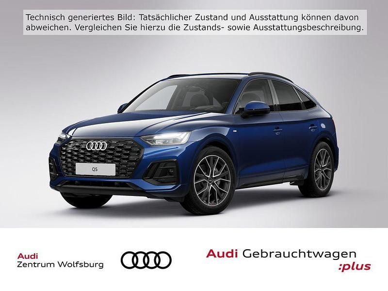 Navarrablau metallic Gebraucht 2022 Audi Q5 Sportback Ambiente SUV | 39.650 € (Superpreis) - Bild 1/4