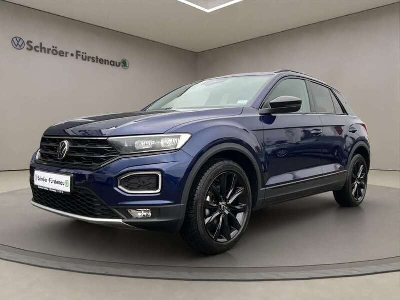 Blau Gebraucht 2020 VW T-Roc Sportline SUV | 25.900 € (Fairer Preis) - Bild 1/4